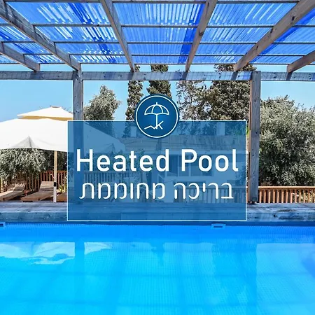 Villa Bazelet With Private Pool In Tiberias Exterior photo