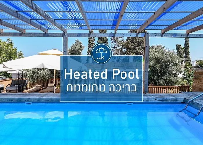 Villa Bazelet With Private Pool In Tiberias